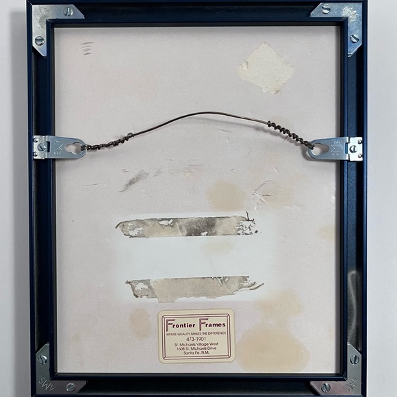 Vintage IMPRESSIONIST Tempera PAINTING / Chinese Pagoda By LEE CHANG / 4.5 x 6in - Picture 9 of 11